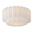 Crystorama - ADD-321-CH-WH - Sept Lumières Plafonnier - Addis - Chrome poli