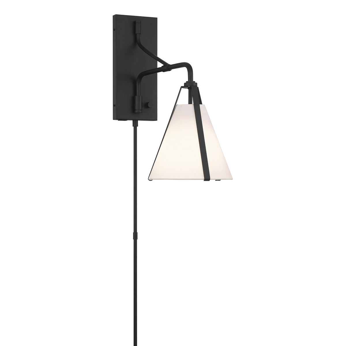 Crystorama - FUL-901-BK - Applique murale à une lumière - Fulton - Noir