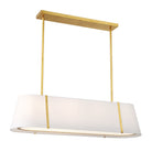 Crystorama - FUL-917-GA - Luminaire linéaire à quatre lumières Suspendu - Fulton - Or antique