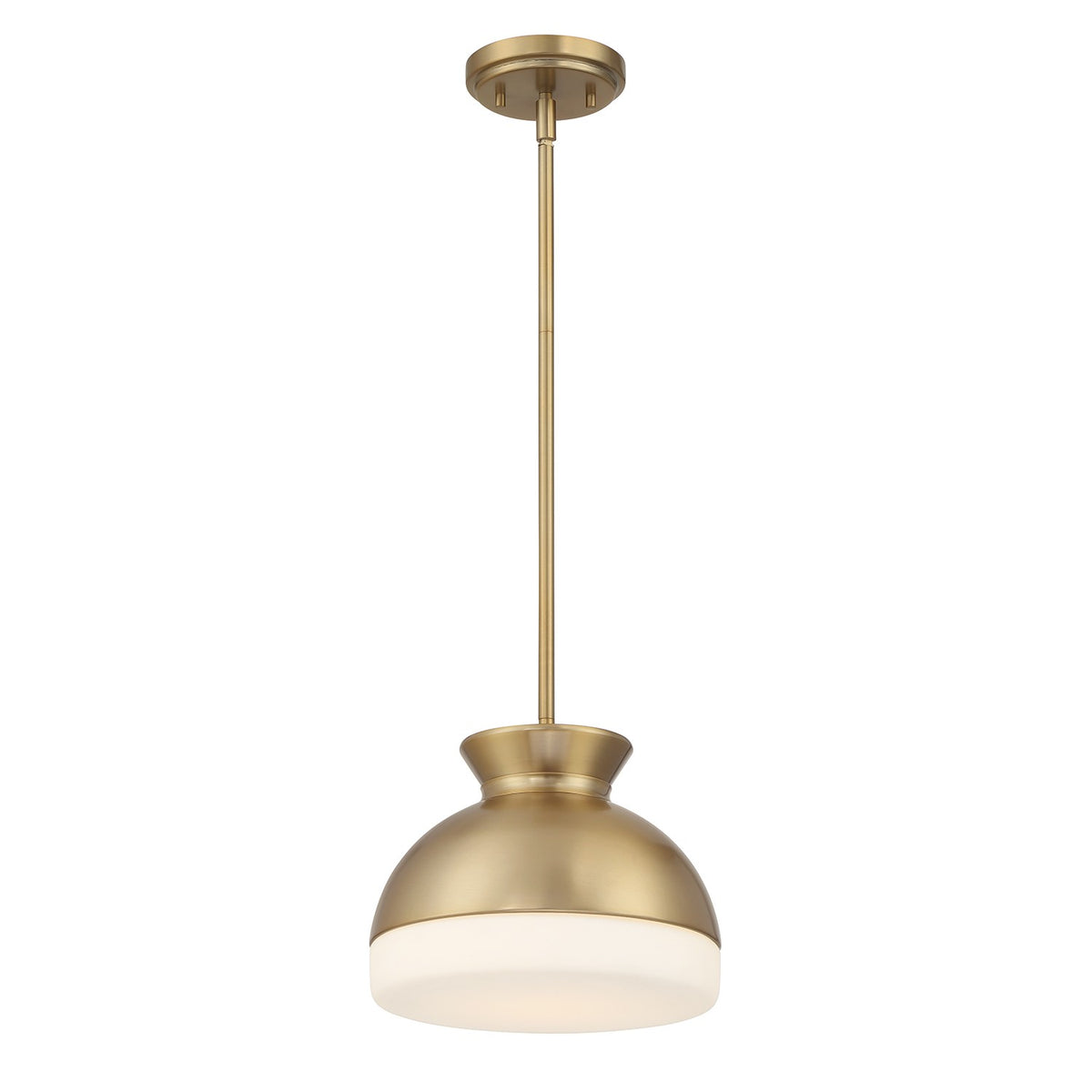 Crystorama - GID-4005-VG - One Light Mini Suspension - Gidget - Or éclatant