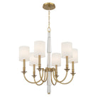 Crystorama - LLO-486-AG - Six Light Chandelier - Lloyd - Aged Brass