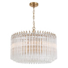 Crystorama - LOF-5007-AG - Seven Light Chandelier - Lofton - Aged Brass