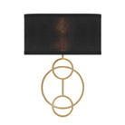 Crystorama - LRL-992-VG-BK - Two Light Wall Sconce - Laurel - Vibrant Gold