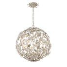 Crystorama - MSL-316-SA - Six lumières Suspension - Marseille - Argent antique