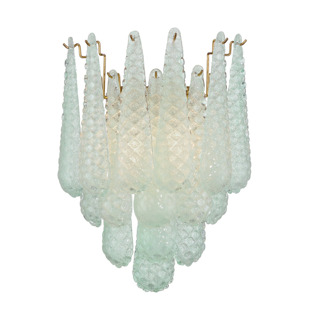 Crystorama - OLL-6002-AG-GR - Two Light Wall Sconce - Ollie - Aged Brass