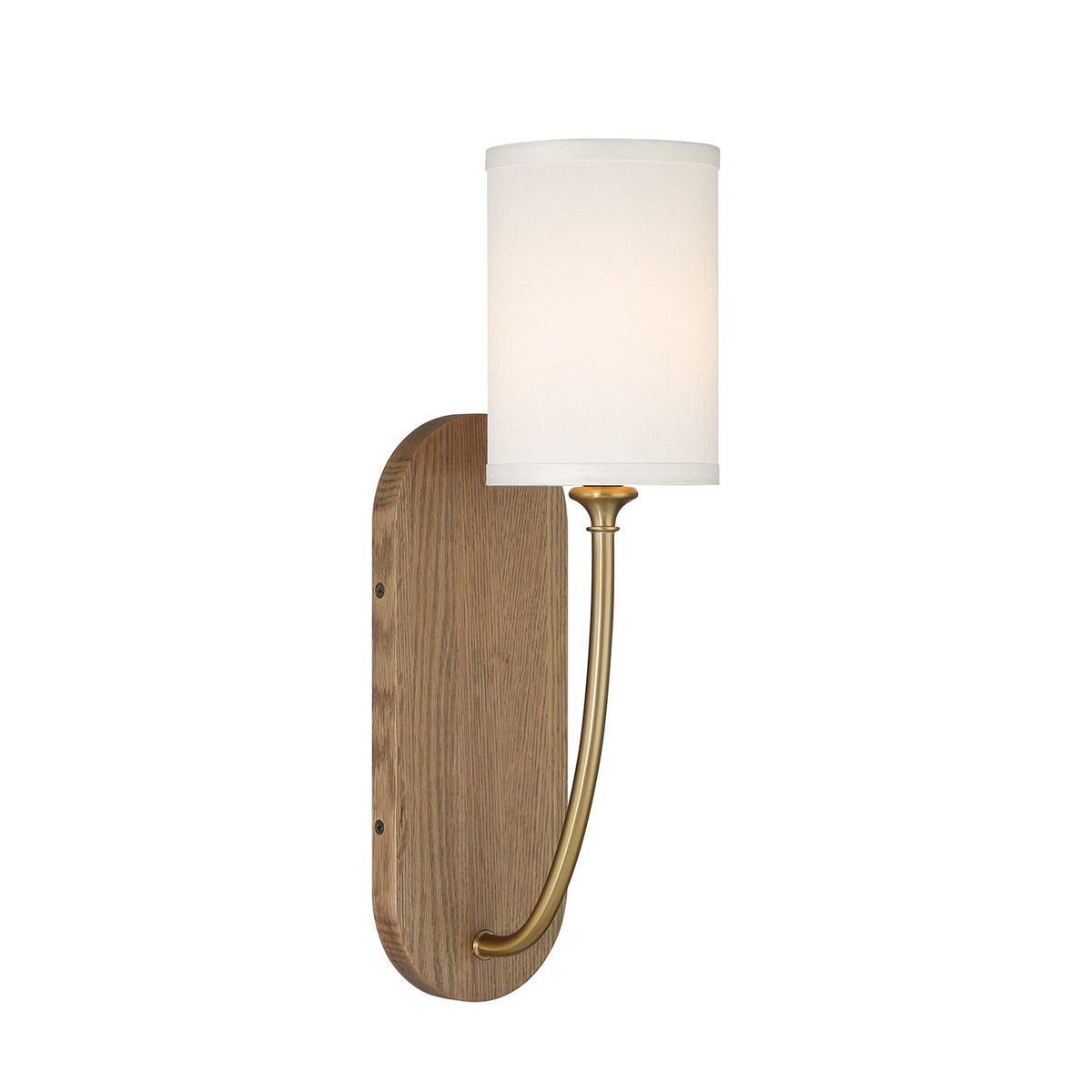Crystorama - PRE-461-VG-WD - Une lampe Murale - Preston - Or vibrant