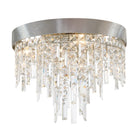 Crystorama - WIN-213-SA-CL-MWP - Four Light Flush Mount - Winfield - Antique Silver