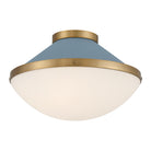 Crystorama - XAN-8002-VG-BL - Two Light Flush Mount - Xander - Vibrant Gold
