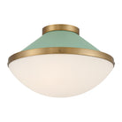 Crystorama - XAN-8002-VG-GR - Two Light Flush Mount - Xander - Vibrant Gold