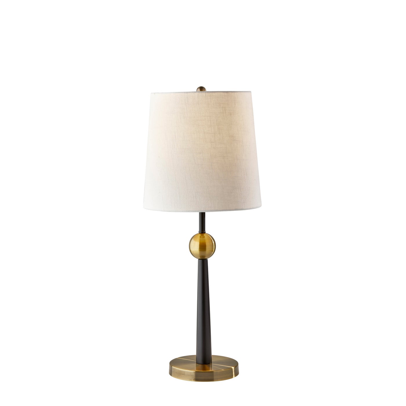 Adesso Home - 1574-01 - Table Lamp - Francis - Black & Antique Brass