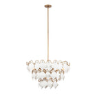 Kalco - 525155MG - Dix lumières Suspension - MANTA - Or moderne