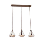 Kalco - 525261PAB - Île des Trois Lumières Suspension - EMBRACE - Laiton antique nacré