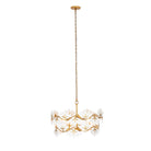 Kalco - 525656OL - 11 Lumières Suspendu - BLOOM - Feuille d'or oxydée