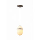 Avenue Lighting - HF2901-AB - One Light Pendant - Sedona - Alabaster / Aged Brass