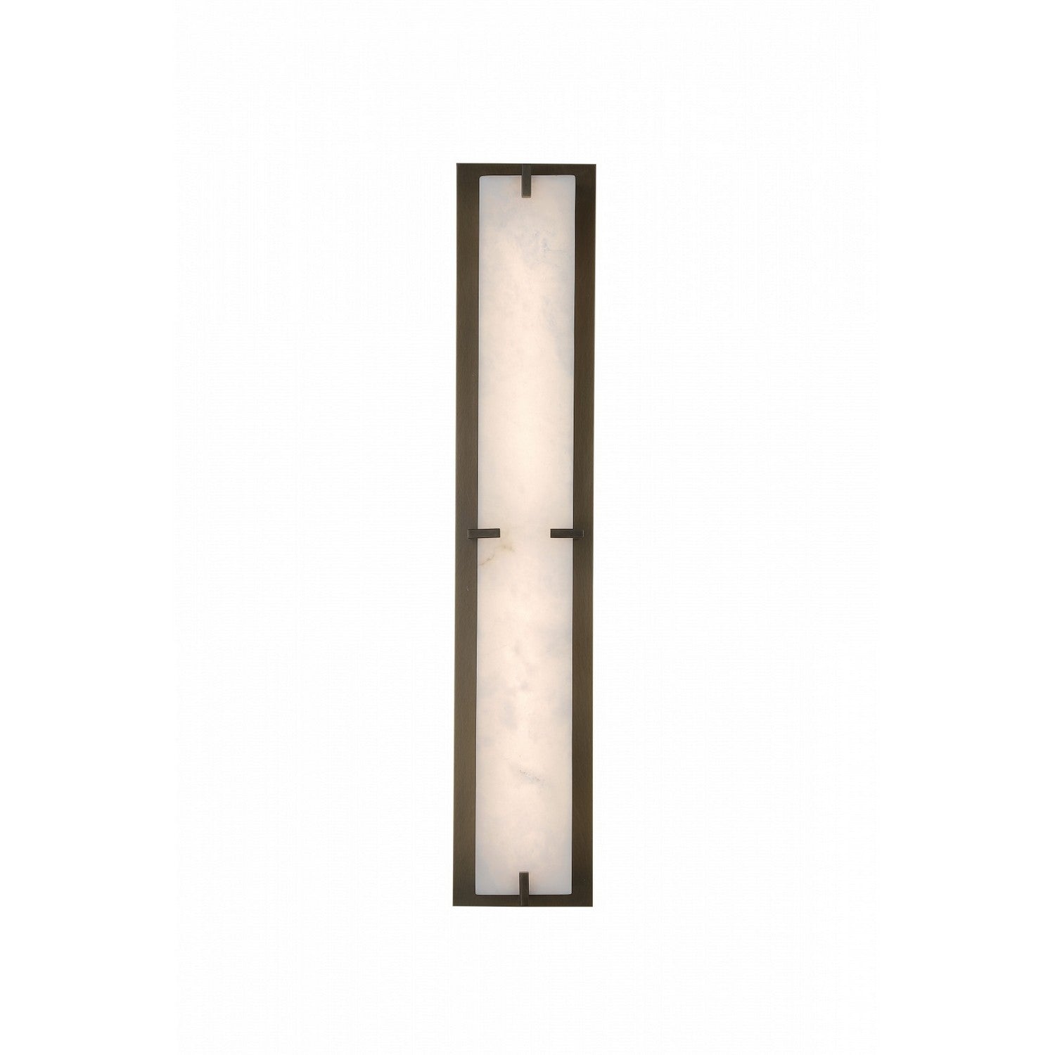 Éclairage d'avenue - HF2940-AB - LED Murale - Sedona - Alabaster / Laiton vieilli