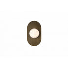 Éclairage d'avenue - HF2951-AB - LED Murale - Sedona - Alabaster / Laiton vieilli