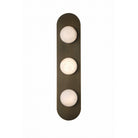 Éclairage d'avenue - HF2953-AB - LED Murale - Sedona - Alabaster / Laiton vieilli