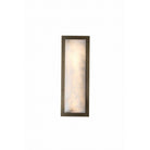 Éclairage d'avenue - HF2960-AB - Un luminaire Murale - Sedona - Alabster / Laiton vieilli