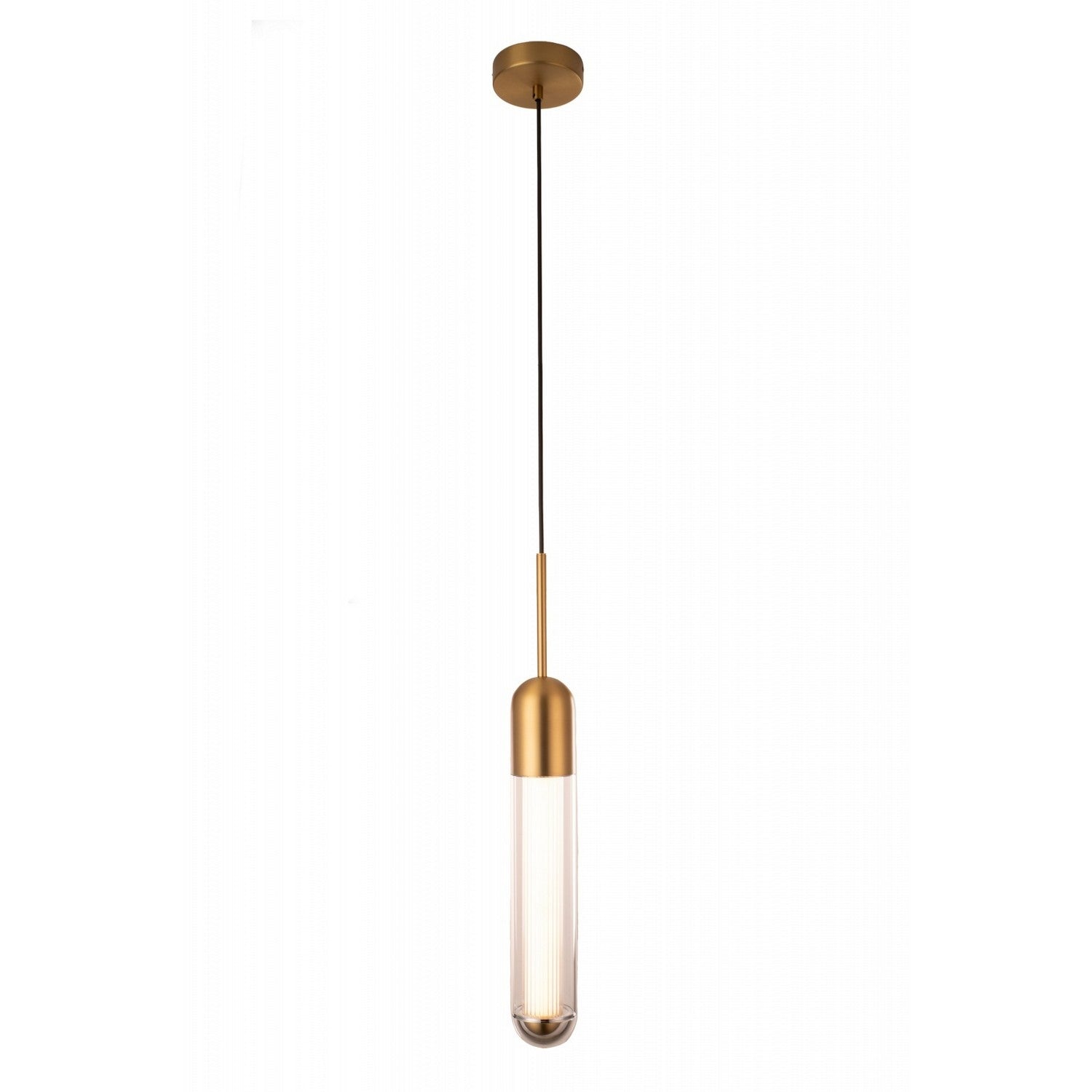 Éclairage d'avenue - HF7301-AB - LED Suspension - Nautilus - Laiton vieilli