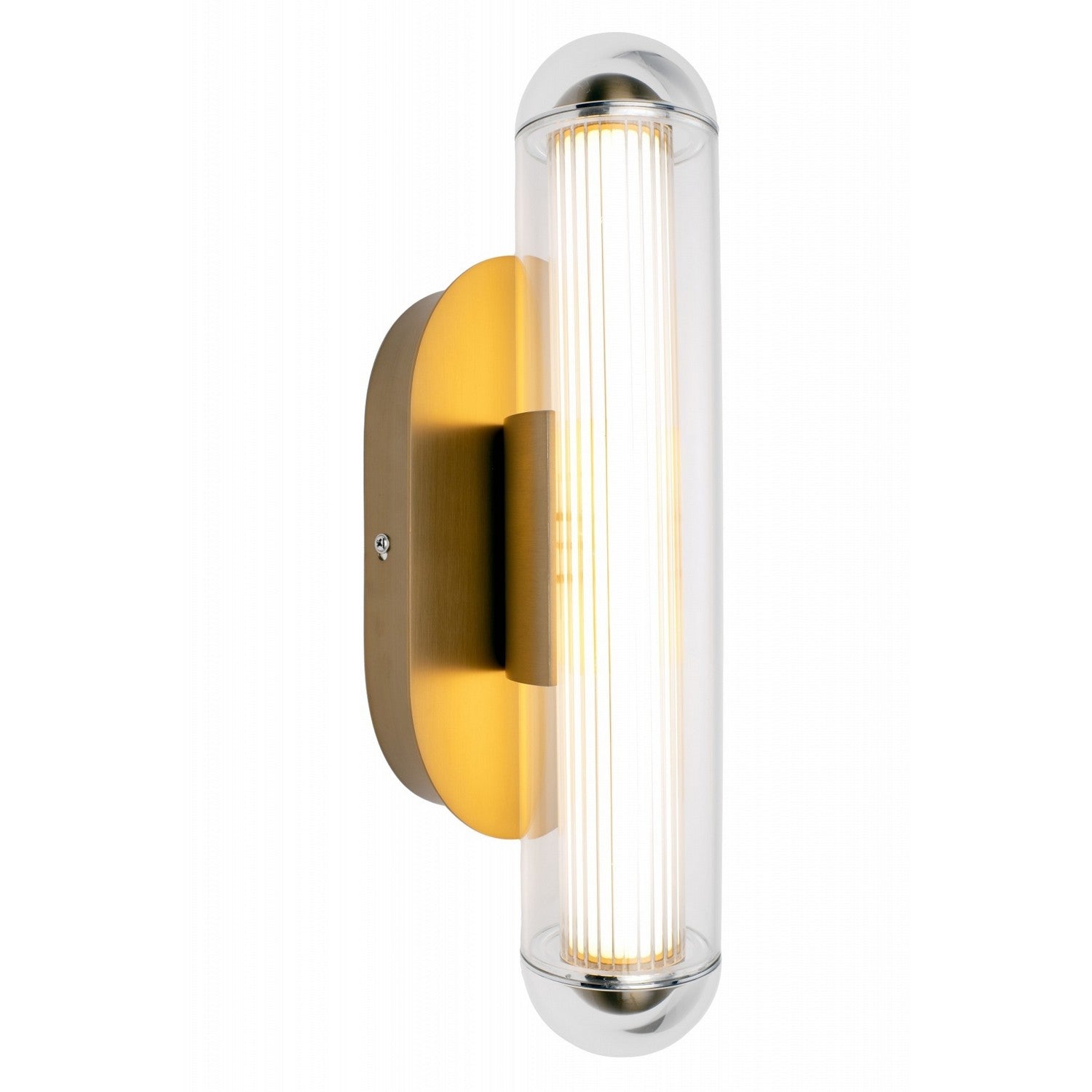 Éclairage d'avenue - HF7305-AB - LED Murale - Nautilus - Laiton vieilli
