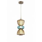 Éclairage d'avenue - HF8970-YGY - LED Suspension - Bois de rose - Laiton vieilli
