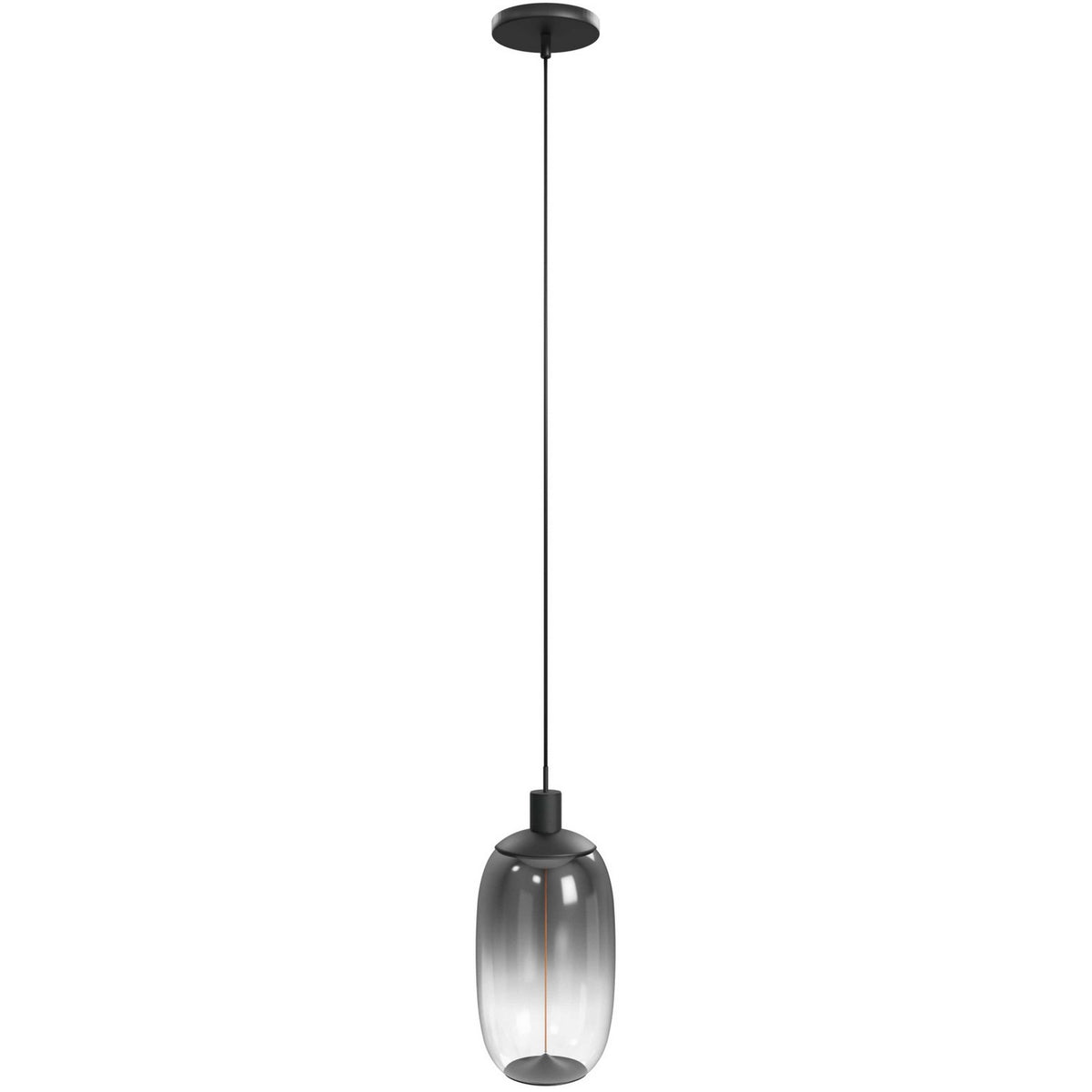 Avenue Lighting - HF9172-BK - One Light Pendant - Monaco - Black