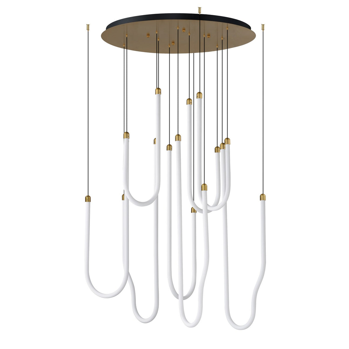 ET2 - E24988-NAB - LED Pendant - Soleil - Natural Aged Brass