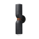 Maxim Lighting 10622LVBK Pompeii Wall Sconce in Lava / Black