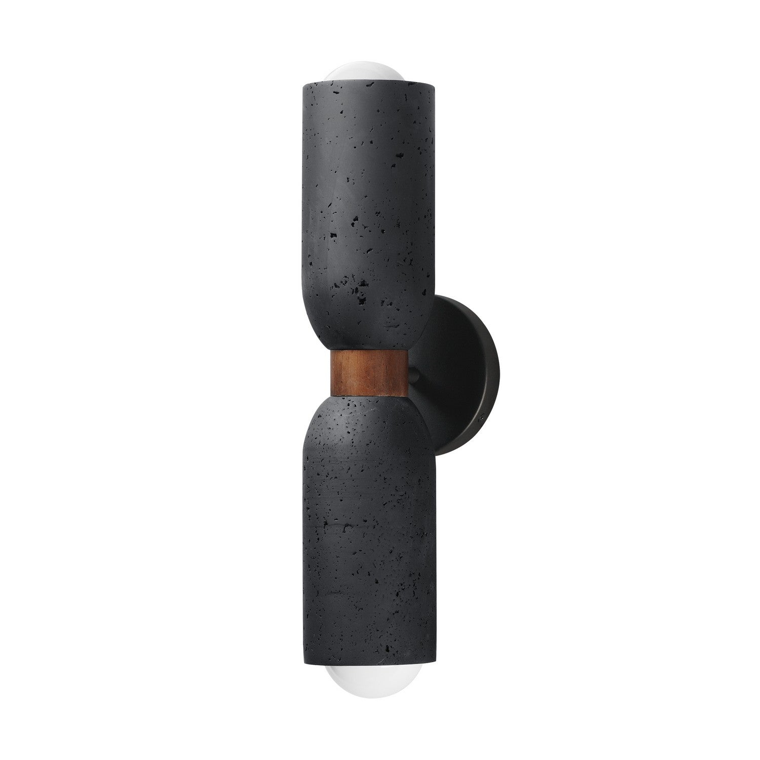 Maxim Lighting 10622LVBK Pompeii Wall Sconce in Lava / Black