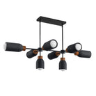 Éclairage Maxim 10628LVBK Pompéi Suspension (2) en lave / noir