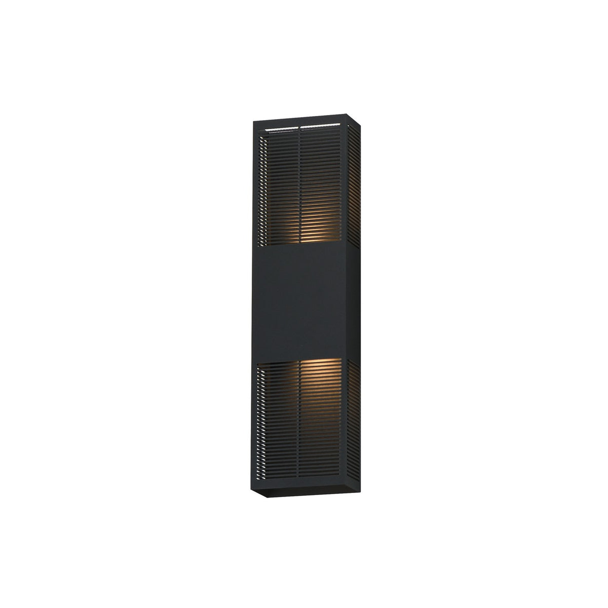 ET2 - E30394-BK - LED Outdoor Wall Sconce - Grate - Black