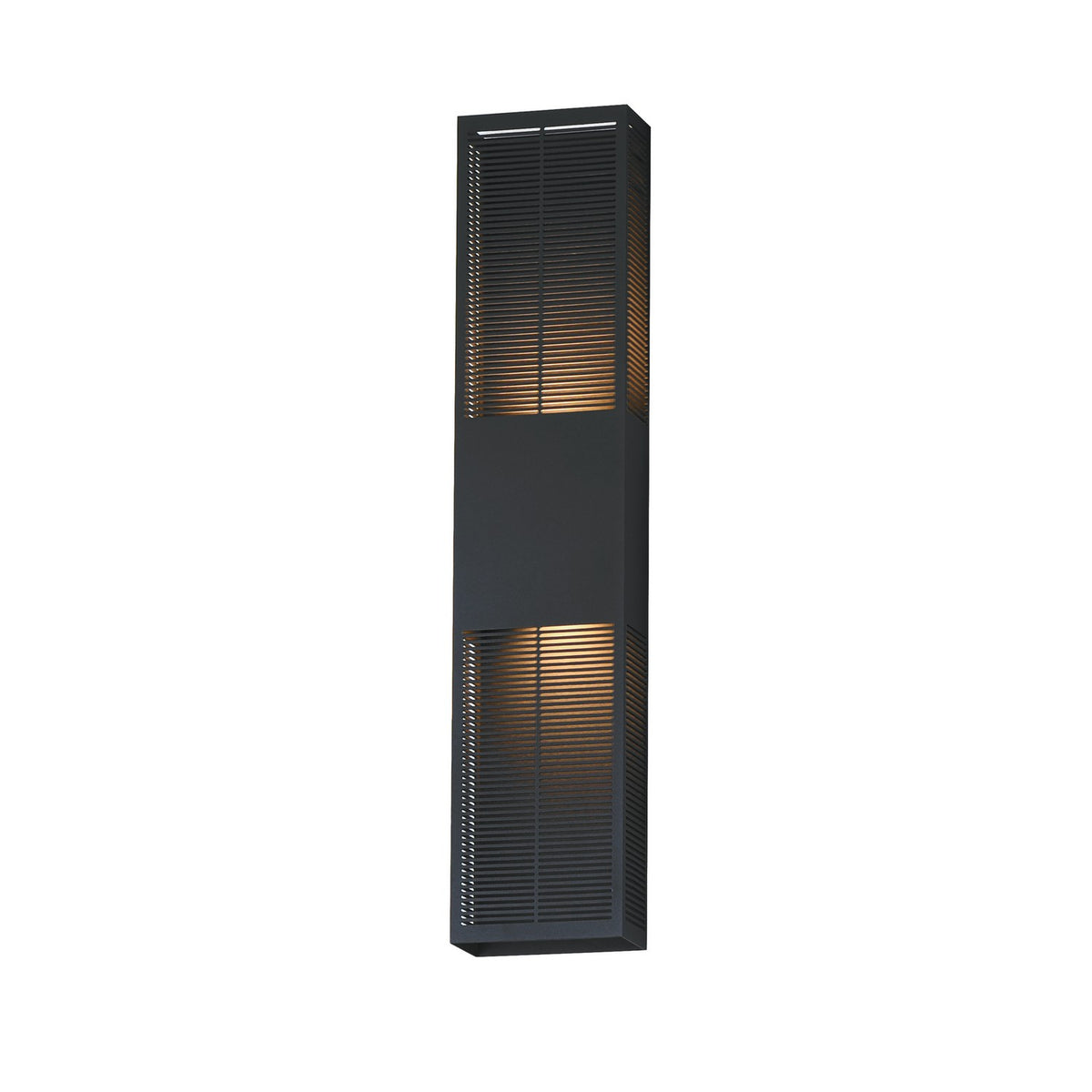 ET2 - E30395-BK - LED Outdoor Wall Sconce - Grate - Black