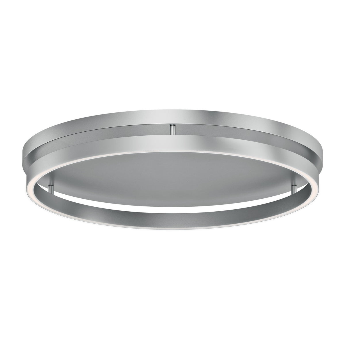 ET2 - E52720-AL - LED Flush Mount - Groove 5CCT - Brushed Aluminum
