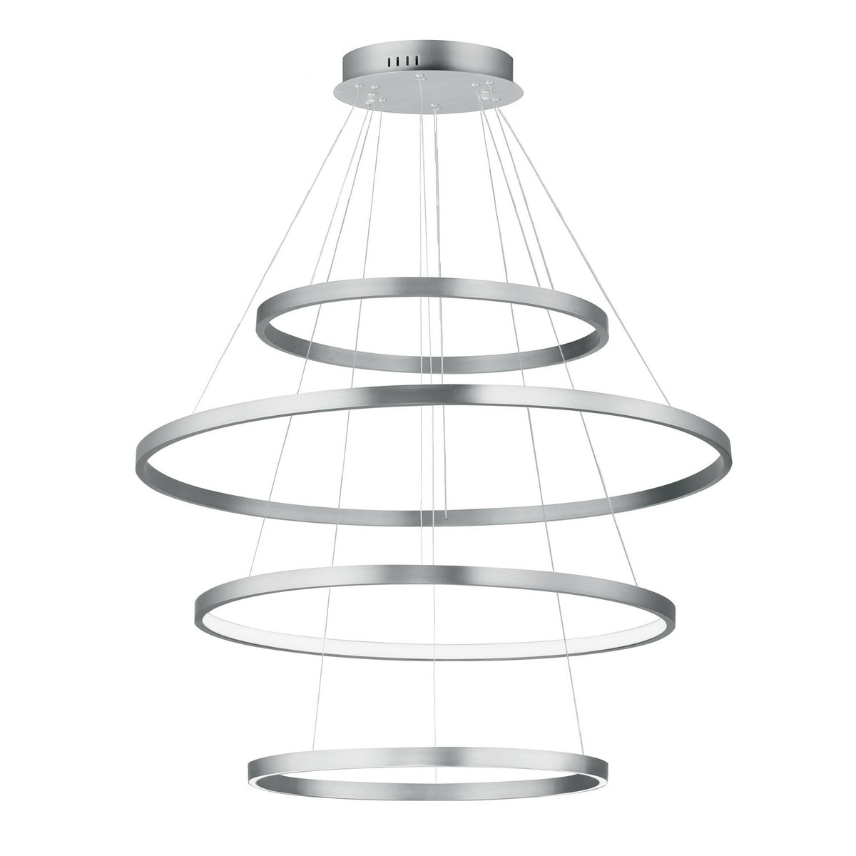 ET2 - E52729-AL - LED Pendant - Groove 5CCT - Brushed Aluminum