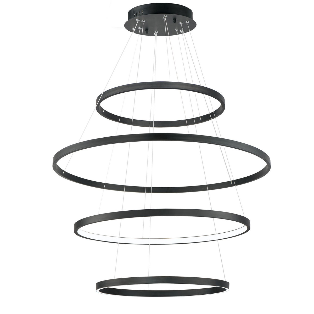 ET2 - E52729-BK - LED Pendant - Groove 5CCT - Black