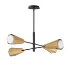 Éclairage Maxim 10815SWBKAB Rizzo Suspendu en noir / laiton antique