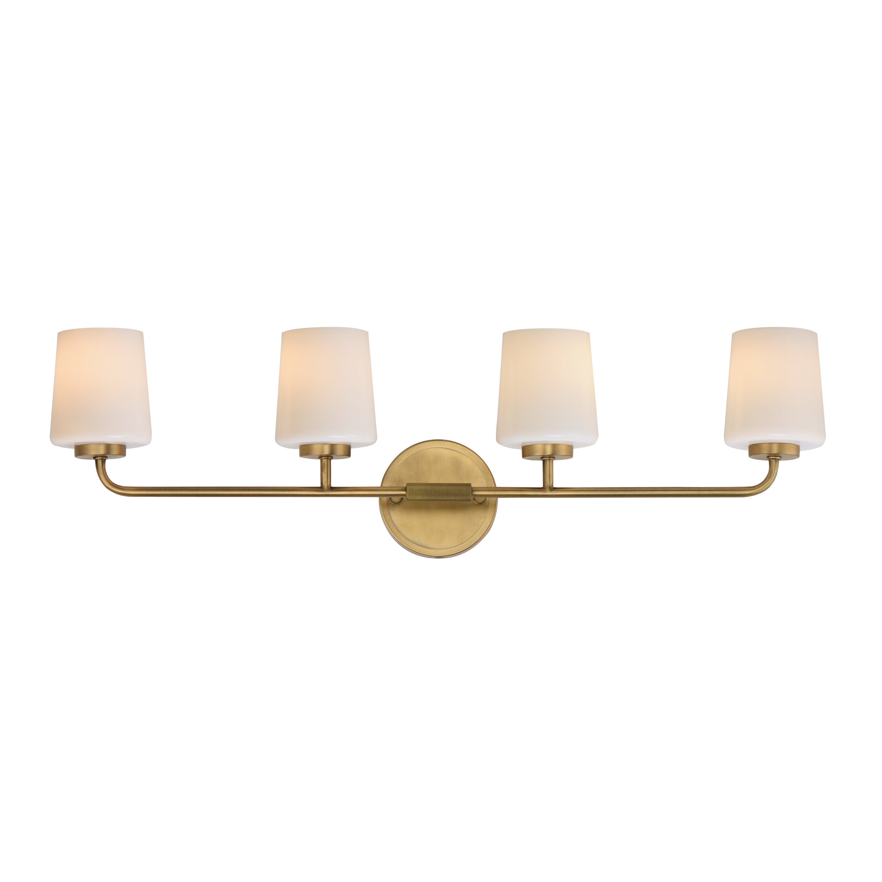 Maxim Lighting 12694WTNAB Durham Bath Vanity in Natural Aged Brass