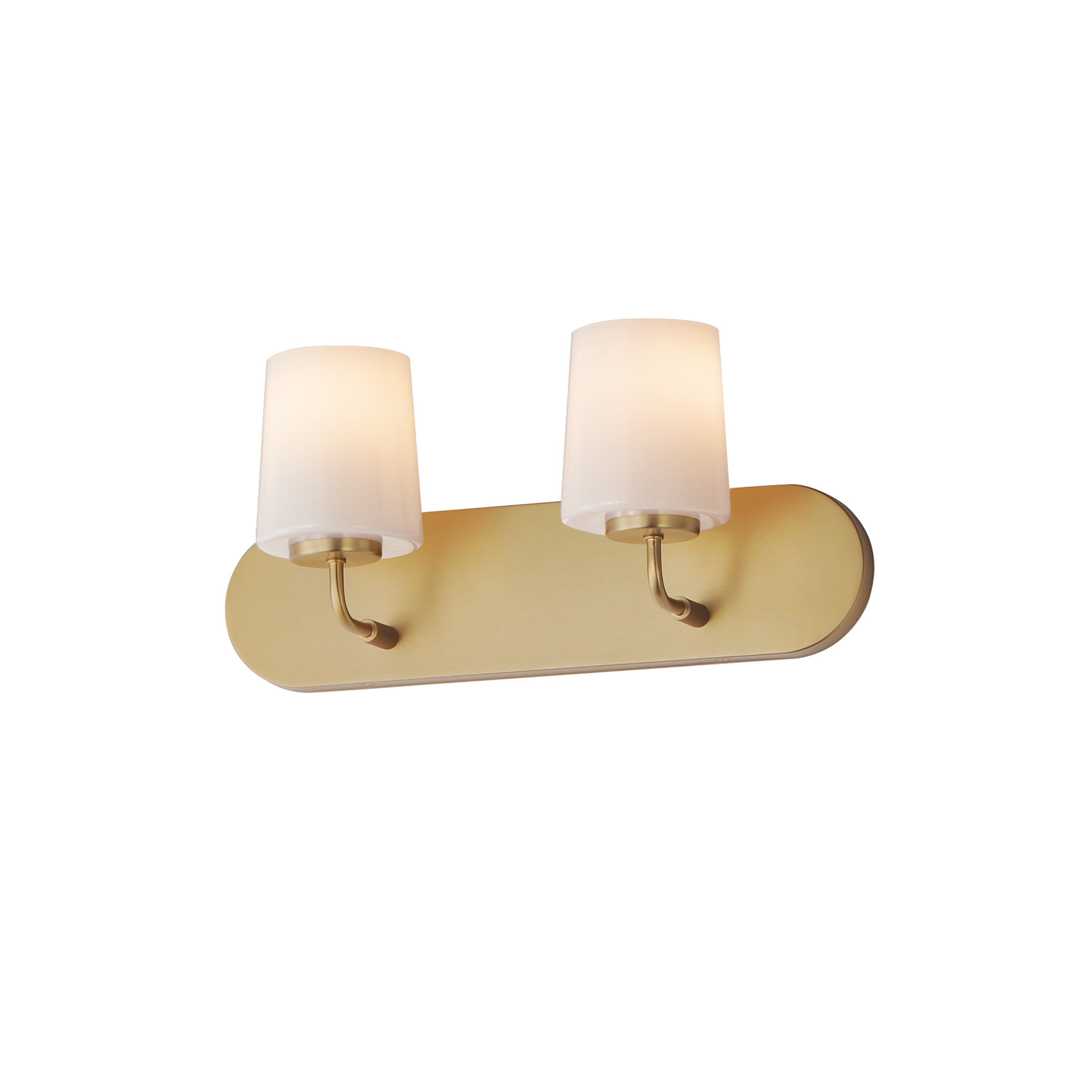 Meuble-lavabo Maxim Lighting 12892WTNAB Durham Strip, couleur naturelle Laiton vieilli