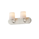 Meuble-lavabo Maxim Lighting 12892WTSN Durham Strip en nickel satiné