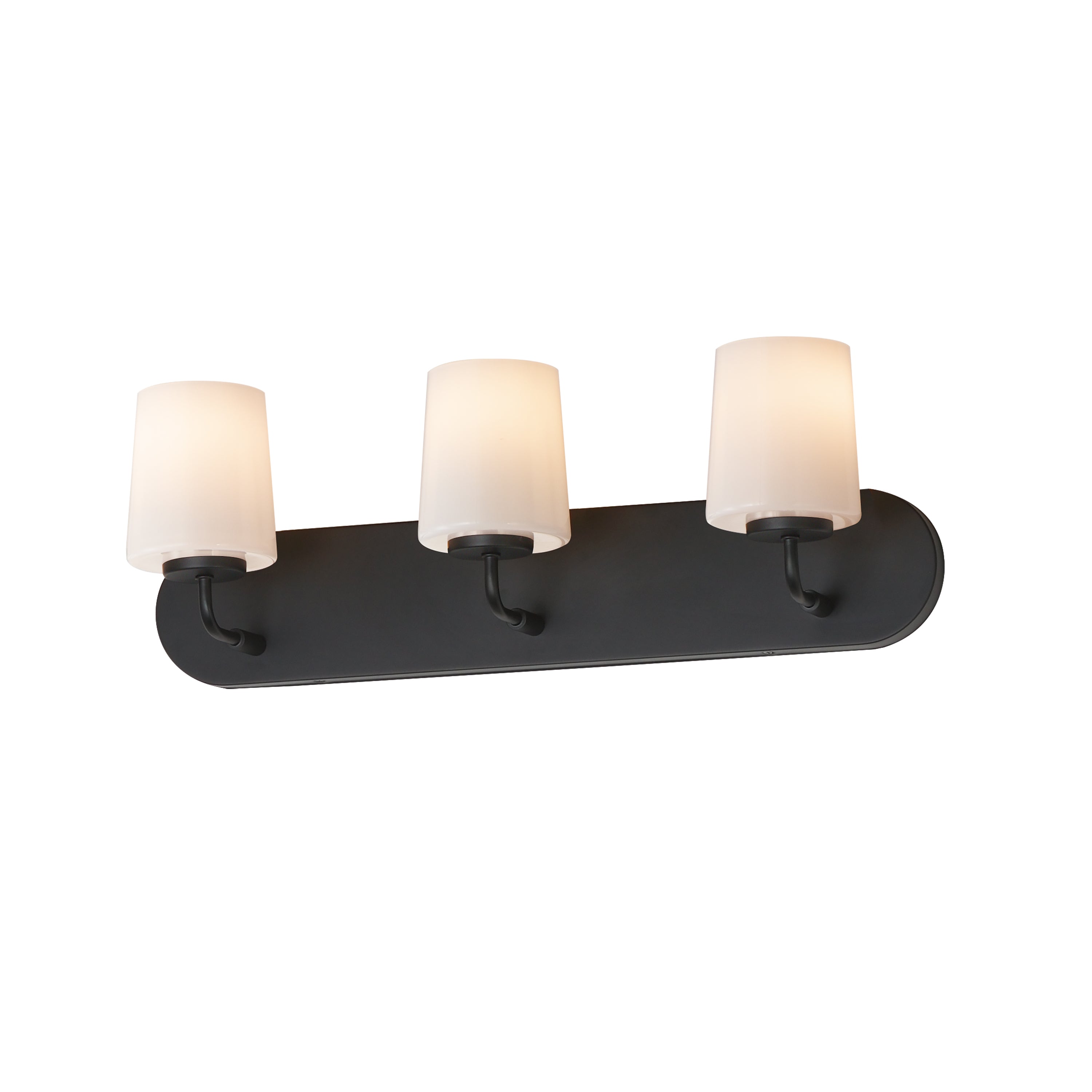 Meuble-lavabo Maxim Lighting 12893WTBK Durham Strip, noir