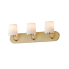 Maxim Lighting 12893WTNAB Durham Bath Vanity in Natural Aged Brass