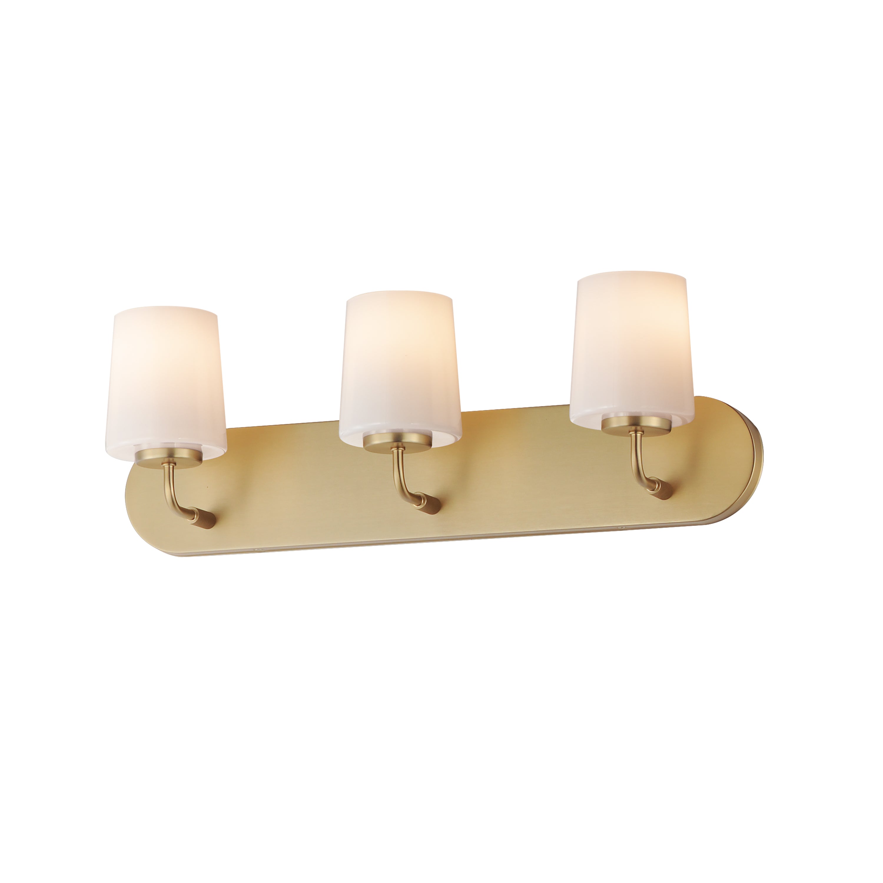 Maxim Lighting 12893WTNAB Durham Bath Vanity in Natural Aged Brass