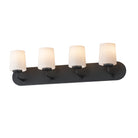 Meuble-lavabo Maxim Lighting 12894WTBK Durham Strip, noir