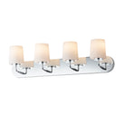Meuble-lavabo Maxim Lighting 12894WTPC Durham Strip en chrome poli
