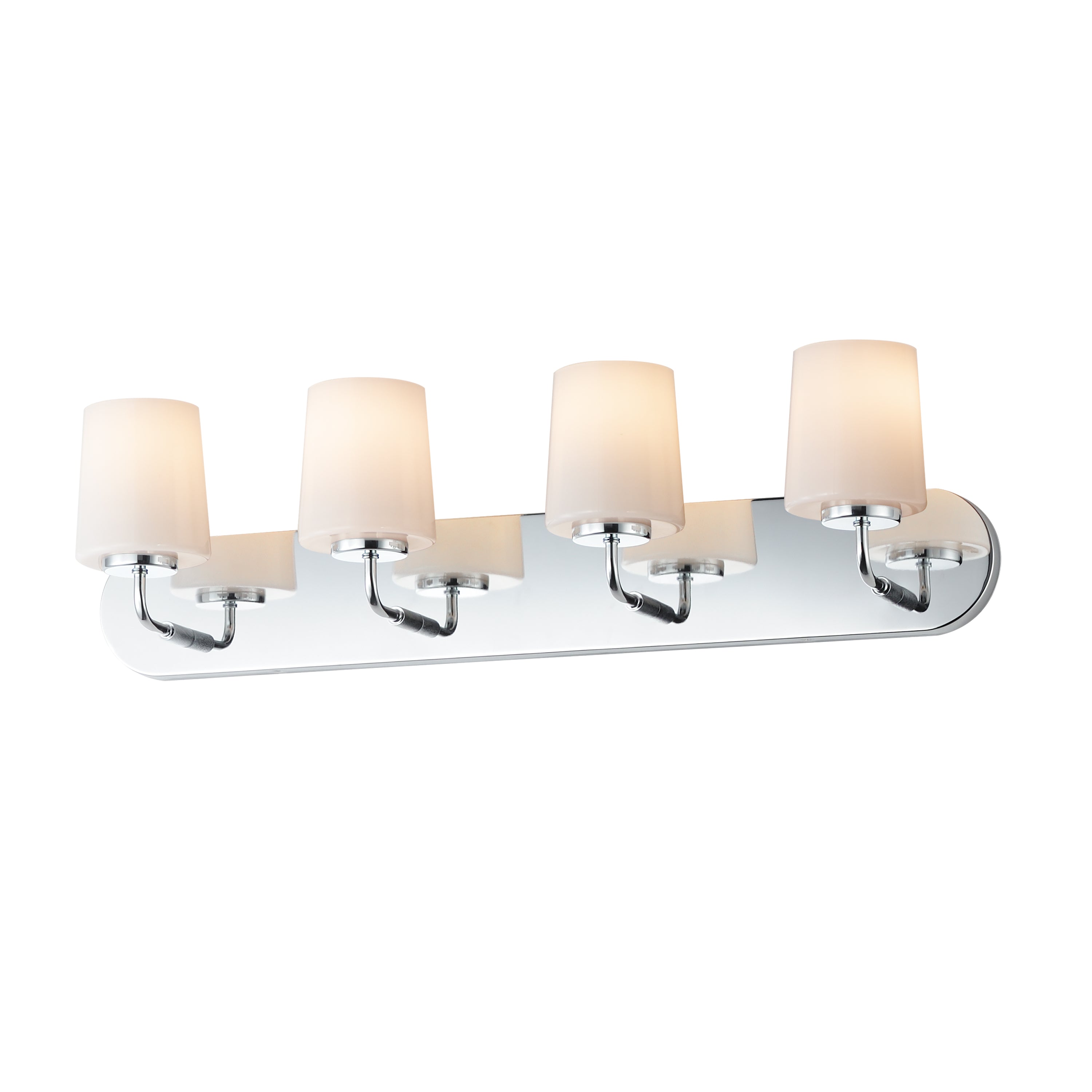 Meuble-lavabo Maxim Lighting 12894WTPC Durham Strip en chrome poli
