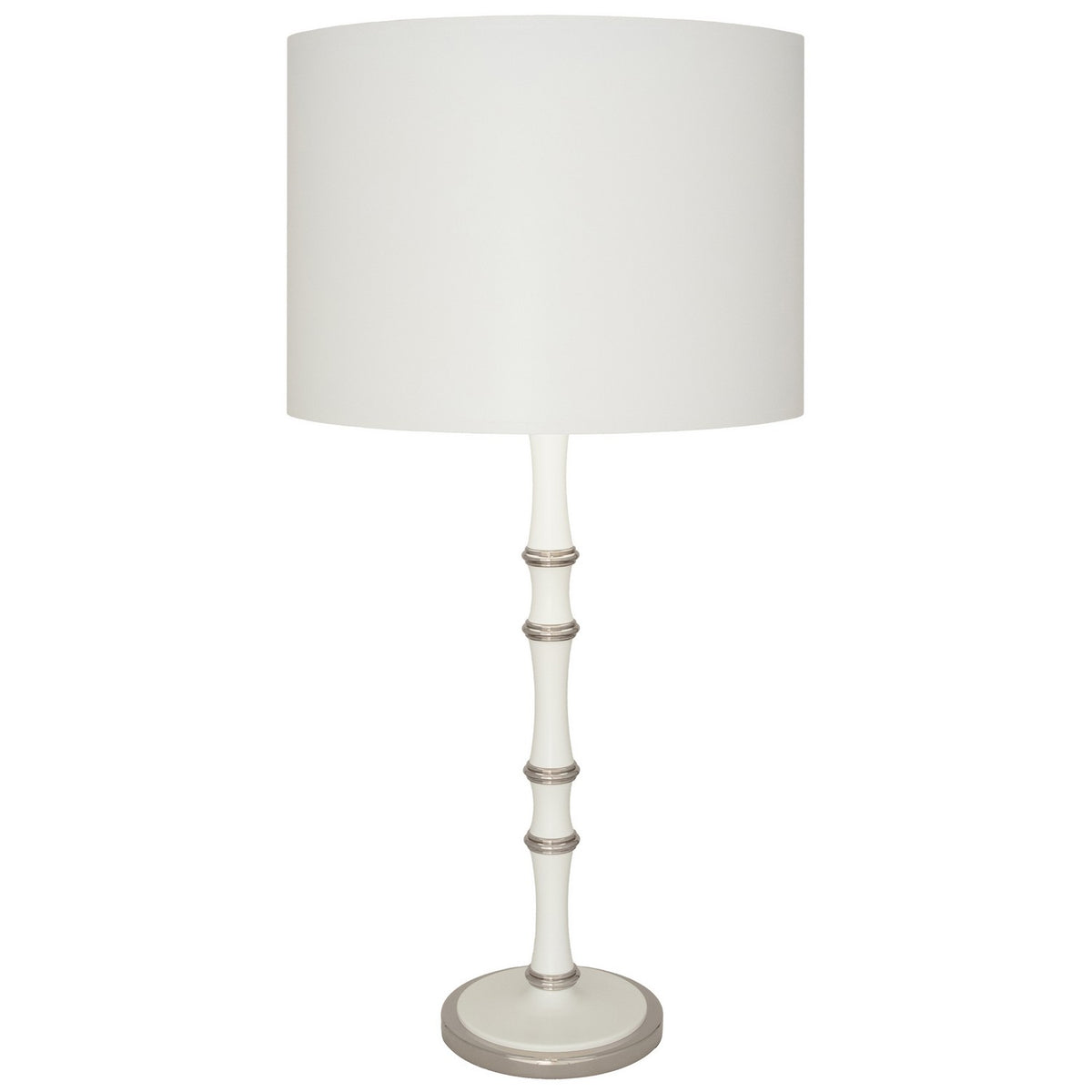 Robert Abbey - MDY72X - One Light Table Lamp - Kane - Matte Daisy w/Polished Nickel