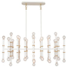 Robert Abbey - MDY77 - 42 Light Pendant - Kane - Matte Daisy w/Modern Brass