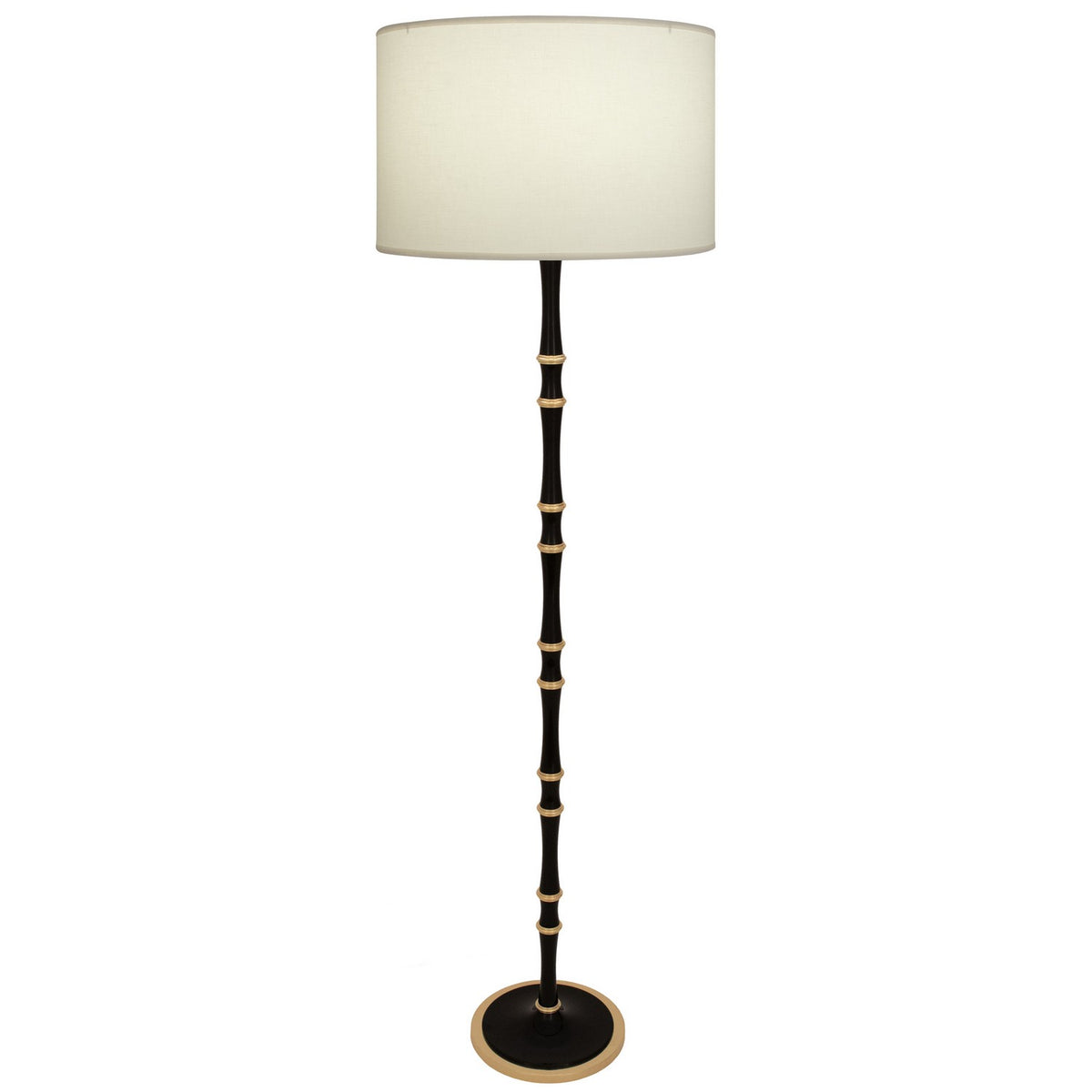 Robert Abbey - OS73 - One Light Floor Lamp - Kane - Obsidian w/Modern Brass