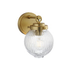 Meuble-lavabo Kasbah 15191CRSBR de Maxim Lighting, finition laiton satiné