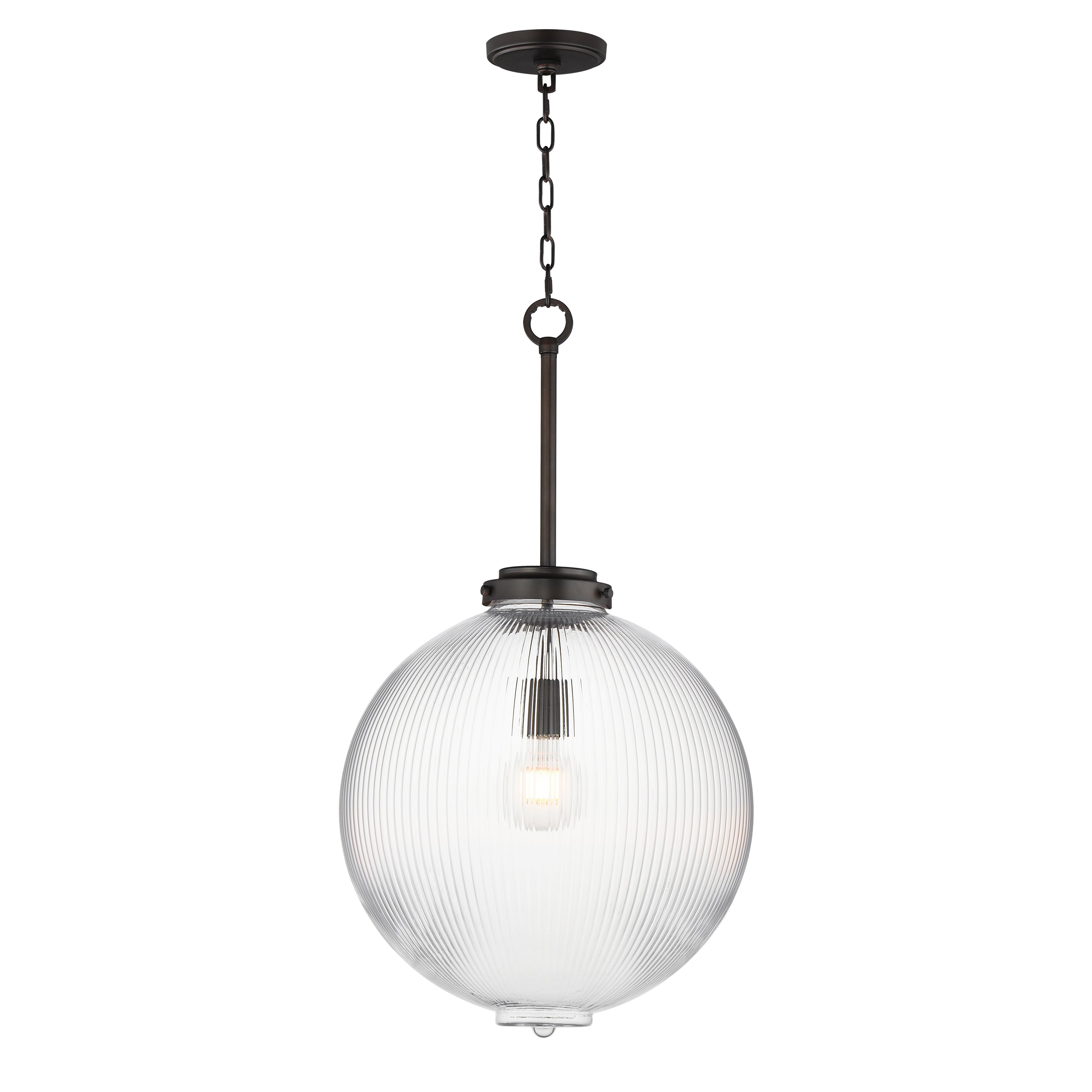 Éclairage Maxim 15196CROI Kasbah Suspension en bronze huilé